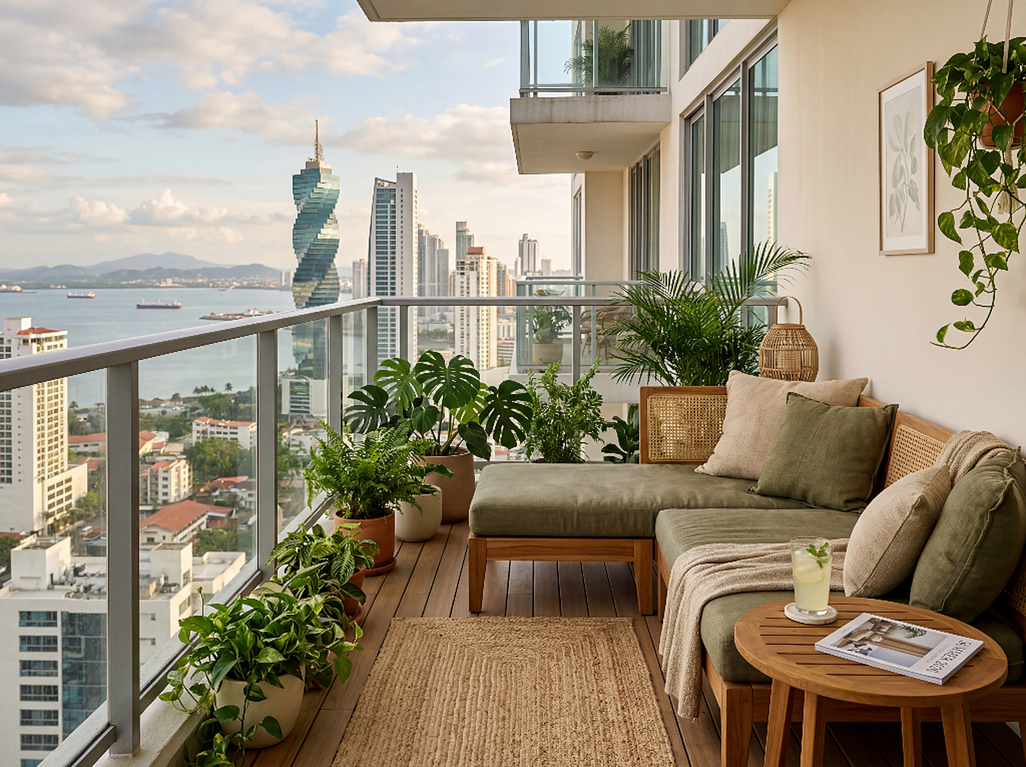 Terraza exterior en Panamá